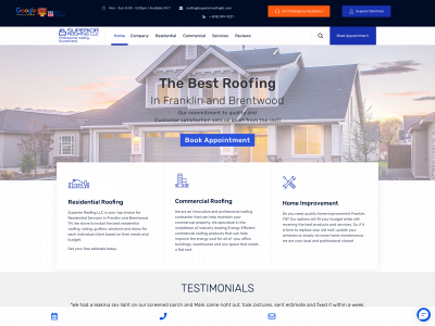 superiorroofingllc.com snapshot