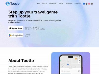 tootlenavigation.com snapshot