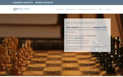 molinaabogados.com snapshot