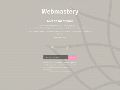 webmastery.se snapshot