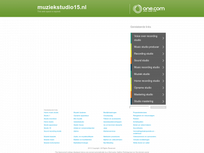 muziekstudio15.nl snapshot