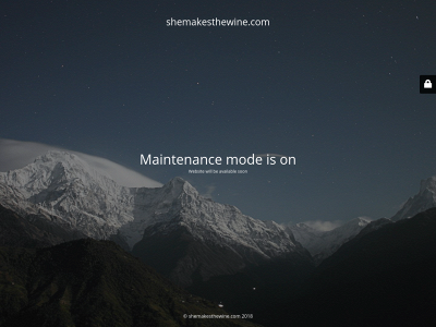 shemakesthewine.com snapshot