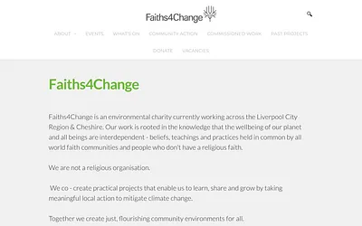 www.faiths4change.org.uk snapshot