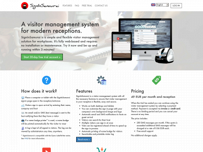 signinsamurai.com snapshot