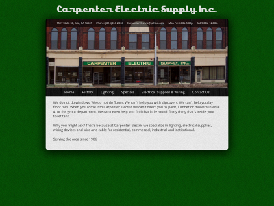 carpenterelectricsupply.com snapshot