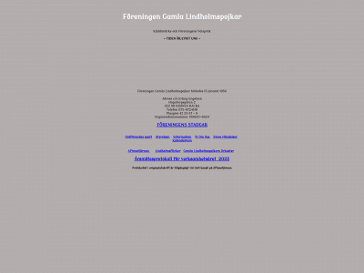 lindholmspojkar.se snapshot