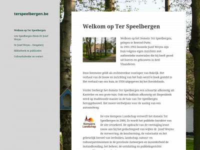 terspeelbergen.be snapshot