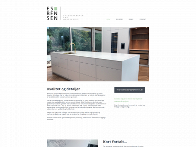 esbensensnedker.dk snapshot