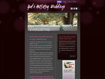 godsartistryweddings.com snapshot