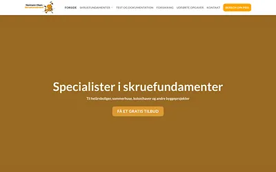 skruefundament.dk snapshot