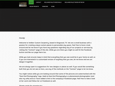 walkercustomcarpentry.com snapshot