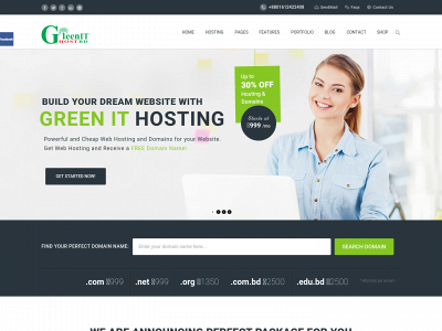 www.greenithostbd.com snapshot