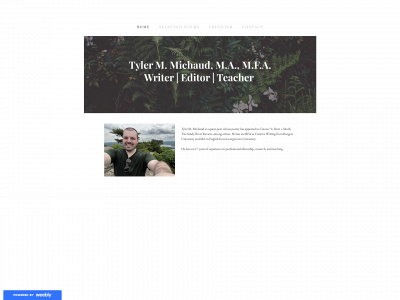 www.tyler-michaud.com snapshot