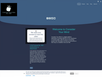 consideryourmind.com snapshot