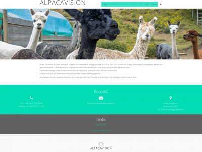 alpacavision.ch snapshot