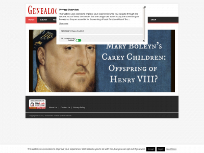 genealogymagazine.com snapshot