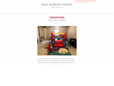 busyworkingparent.com snapshot