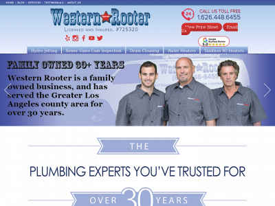 westernrooter.com snapshot