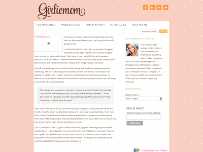 girliemom.com snapshot