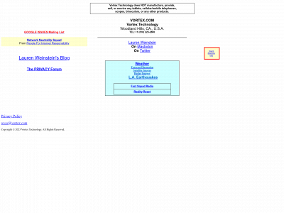 vortex.com snapshot