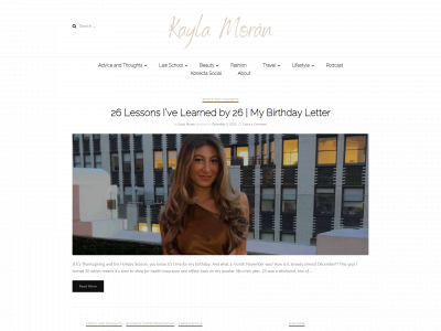 kaylamoranblog.com snapshot