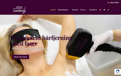 anutasbeautysanctuary.dk snapshot