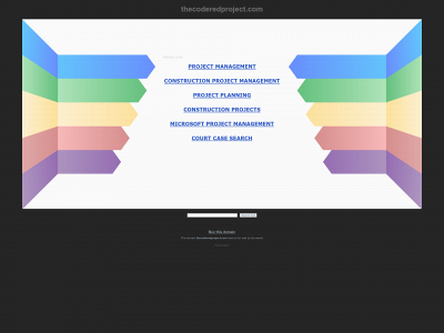 thecoderedproject.com snapshot