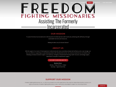 www.freedomfightingmissionaries.org snapshot