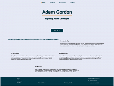 adamswebworks.co.uk snapshot