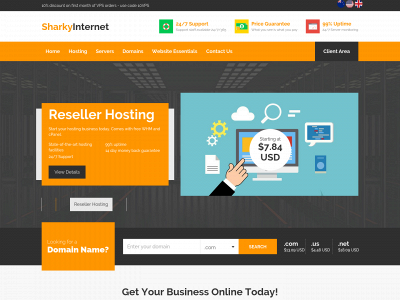 www.sharkyinternet.com snapshot
