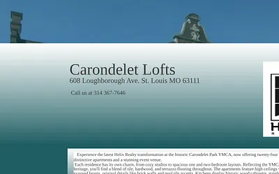 carondeletlofts.com snapshot
