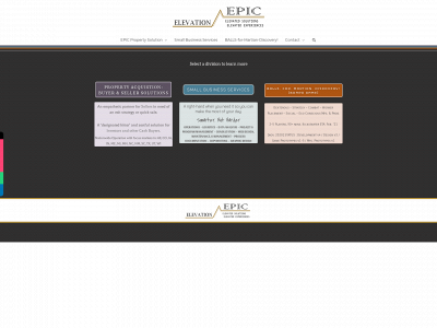 elevationepic.com snapshot