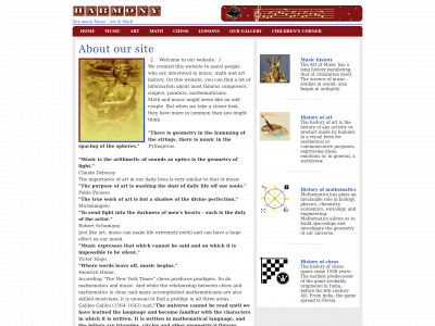 musicartmath.com snapshot