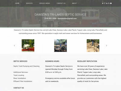 dawsonstrilakesseptic.com snapshot
