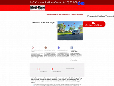 medcaretransportation.net snapshot