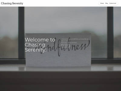 chasingserenityblog.com snapshot