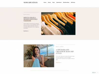 mamashestyles.com snapshot