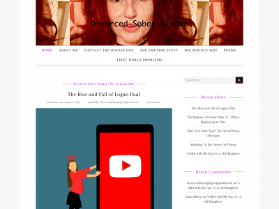 divorced-sober-ginger.com snapshot