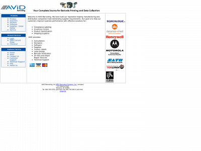 avidbarcode.com snapshot