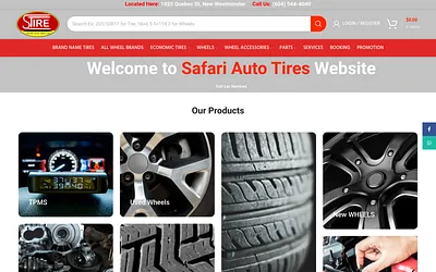 safariautotires.ca snapshot