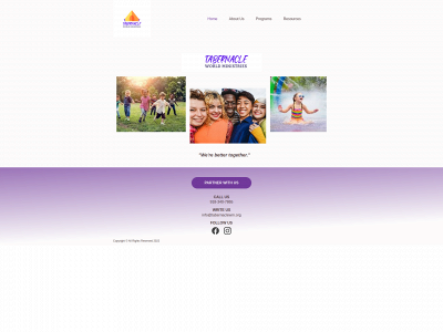 tabernaclewm.org snapshot