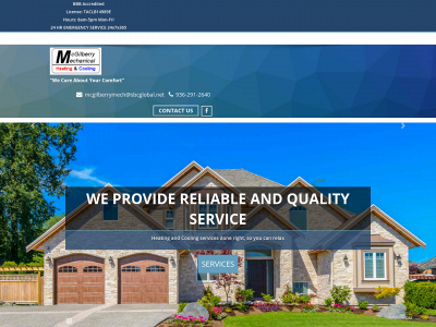 mcgilberrymechanical.com snapshot