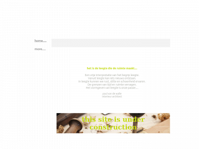 paulvandewalle.com snapshot