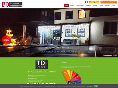 aluterrassendach.com snapshot