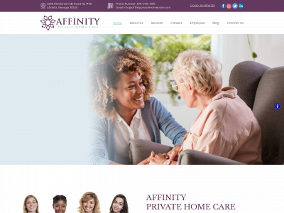 affinityprivatehomecare.com snapshot