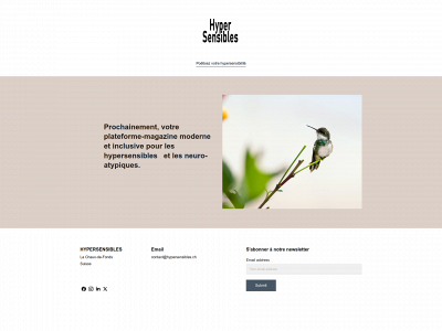 hypersensibles.ch snapshot