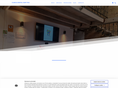 clinicadentalsantpau.es snapshot