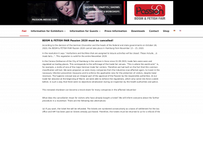 passion-messe.com snapshot