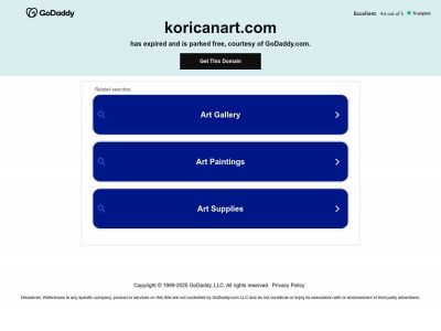 www.koricanart.com snapshot