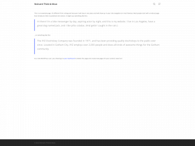 reinventthinkandmove.com snapshot